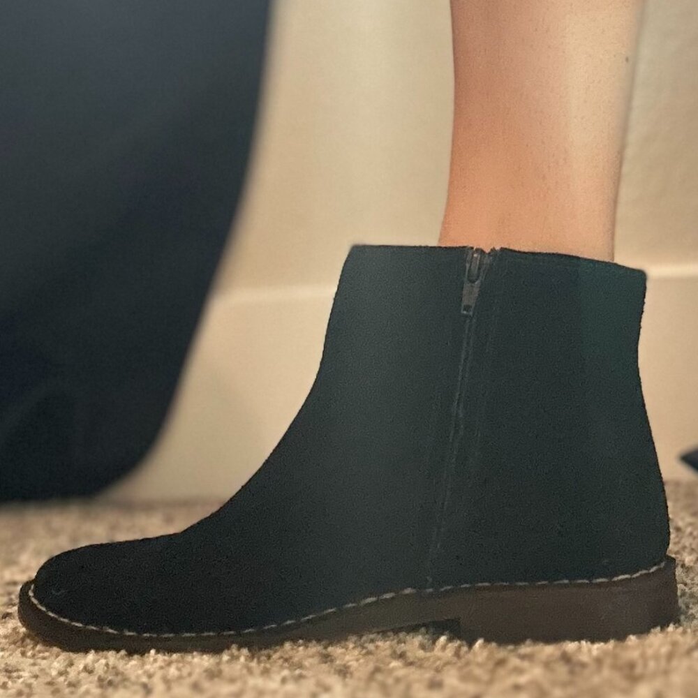 Clarks Black Ankle Boots